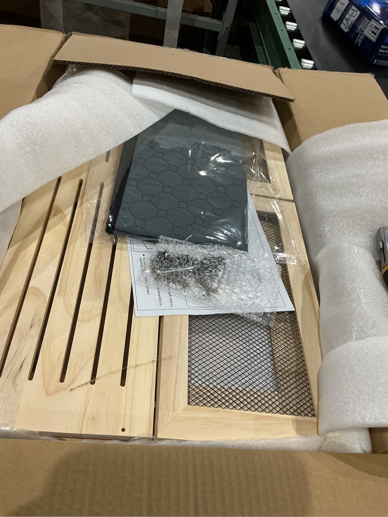 Condition photo showing Good Condition for hamster cage 32" wooden chewproof, 270° view large habitat with bite-proof metal mesh & top dual access doors, acrylic sheets & solid build for dwarf syrian hamsters/gerbils/guinea pigs/chinchillas 32" l x 16" w x 16" h