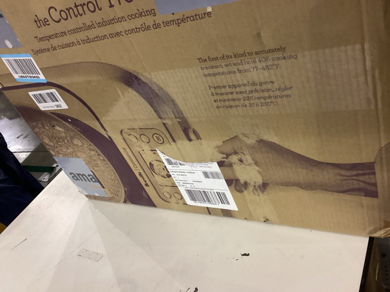 Condition photo showing New/Like New for Breville Commercial CMC850BSS Control Freak Precise Temperature Controlled Induction Cooktop, Brushed Stainless Steel Cooking System