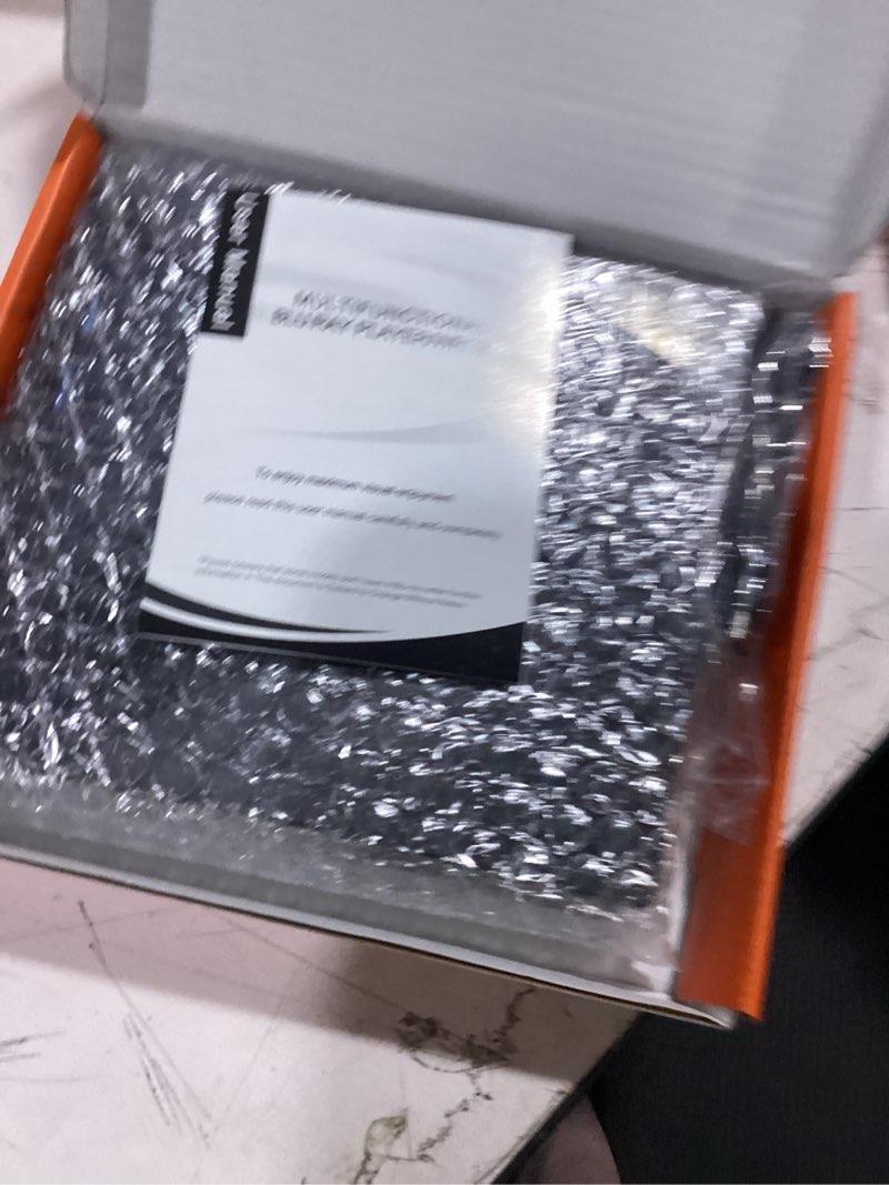 Condition photo showing As Is for wbacon 7 in 1 external blu ray drive, external blueray/dvd drive for pc with sd/tf port blu ray burner, support 100g disc r/w for pc external blu ray drive for windows linux macos laptop desktop external bluray drive