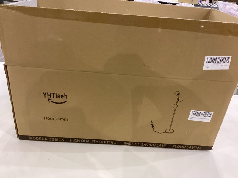 Condition photo showing Good Condition for YHTlaeh Floor Lamp Modern 3 Globe for Living Room Bright Lighting LED Standing Light for Bedrooms Offices (Black)