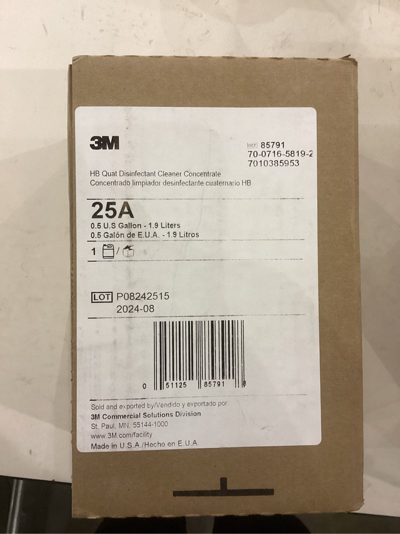HB quart disinfectant cleaner concentrate 0.5 u.s. gallon