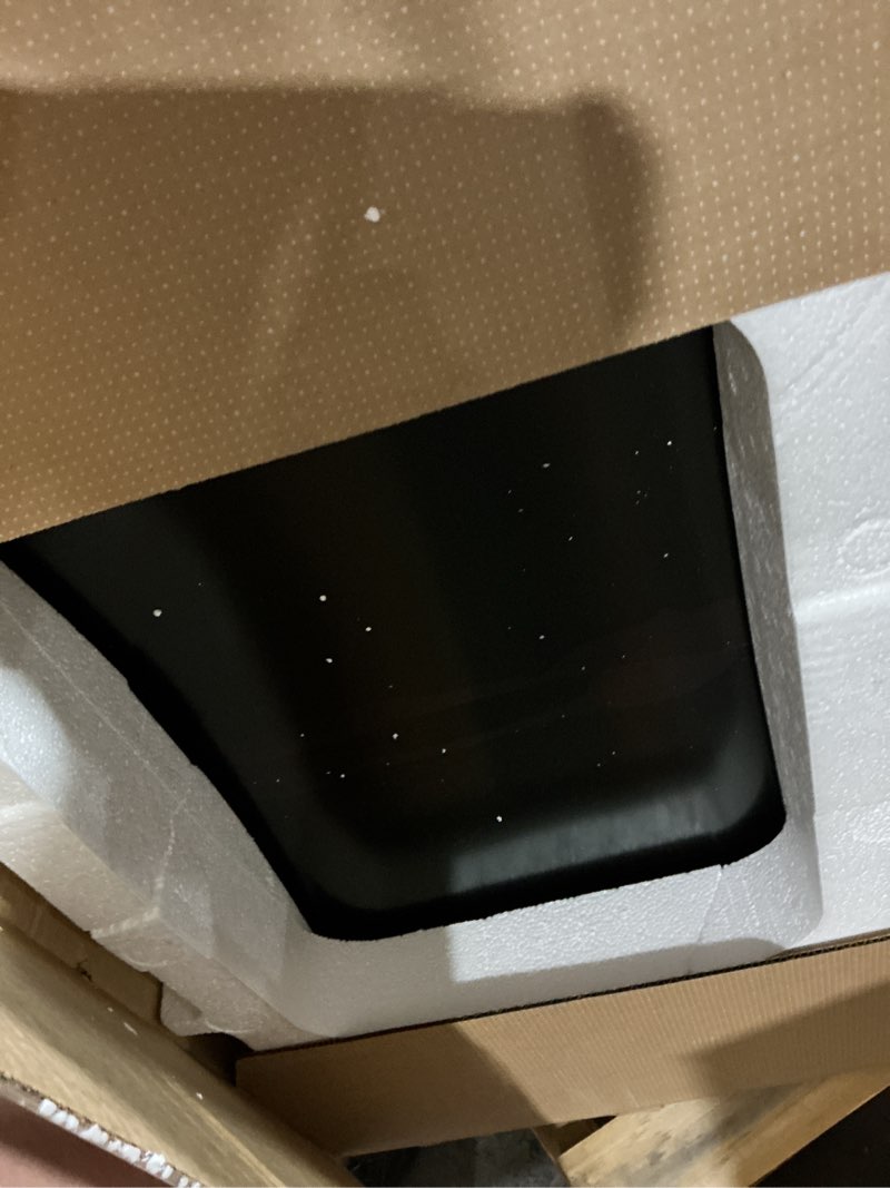 Condition photo showing As Is for screen display damaged samsung viewfinity s65ua series 34-inch ultrawide qhd curved monitor, 100hz, usb-c, hdr10 (1 billion colors), height adjustable stand, tuv-certified intelligent eye care (ls34a654ubnxgo),black without speaker