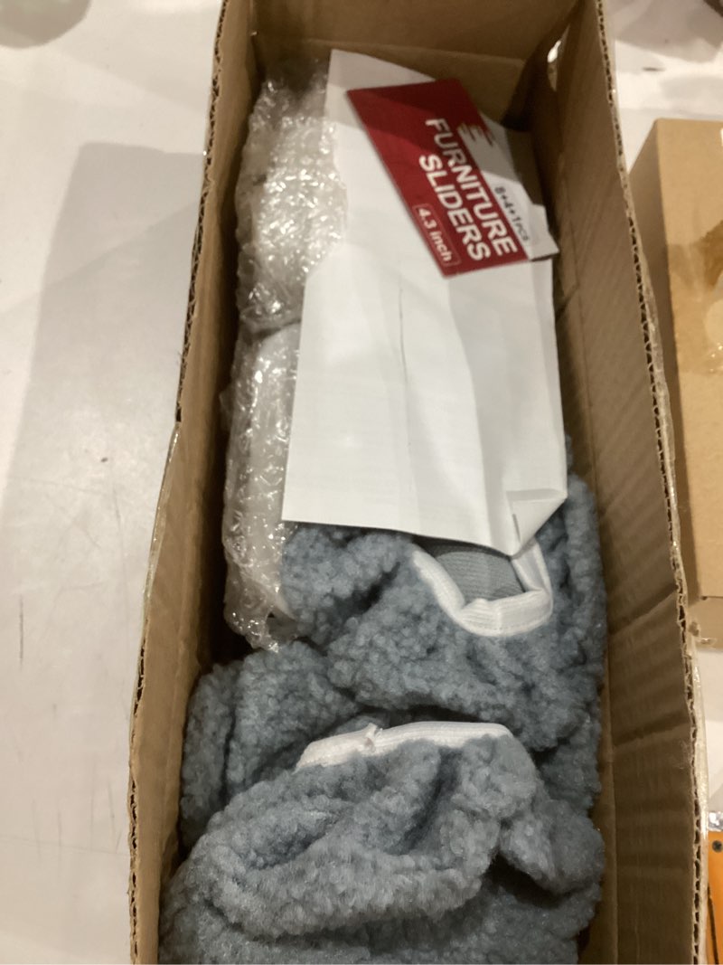 Condition photo showing As Is for New Upgrade Furniture Sliders, Multi-Surface 3-in-1 Furniture Movers Sliders, Heavy Moving Pads with 8PCS 4.3" Carpet Sliders+4PCS Hard Floor Socks+1 Lifter, Protect Floor and Easily Move Furniture 4.3in 8+4+1Pack