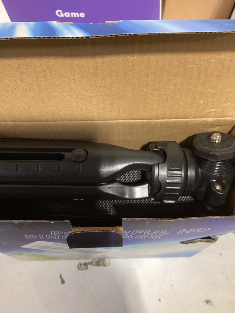 Condition photo showing Good Condition for HD Binoculars 25x30 for Adults with Phone Adapter,Tripod and Tripod Adapter,Waterproof Binoculars for Bird Watching,Hiking and Travel Black