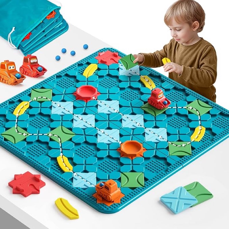 CoolToys Build-A-Track Plus logic building game