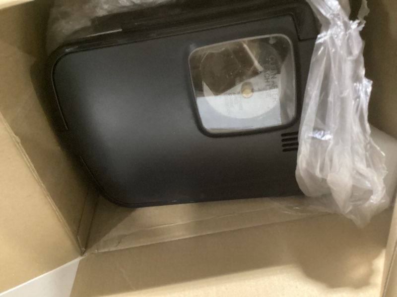 Condition photo showing As Is for cuisinart - automatic grind and brew 12 cup coffeemaker - black/stainless steel