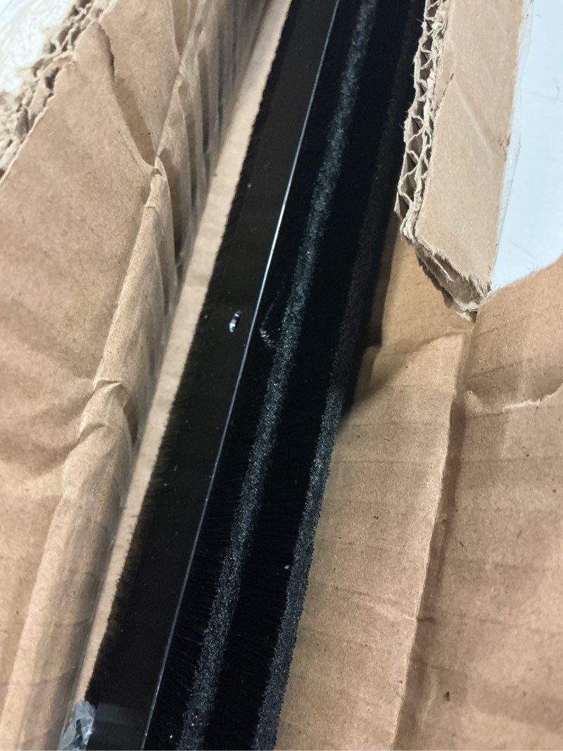 Condition photo showing Good Condition for Frienda 4 Set Door Brush Bottom Sweep Brush Weather Stripping Aluminum Door Seal with Screws for Gaps up to 1 Inch, for Home, Commercial Gate, Fill Gaps Dust, Debris (1 x 36 Inch,Black) 1 x 36 Inch Black 4
