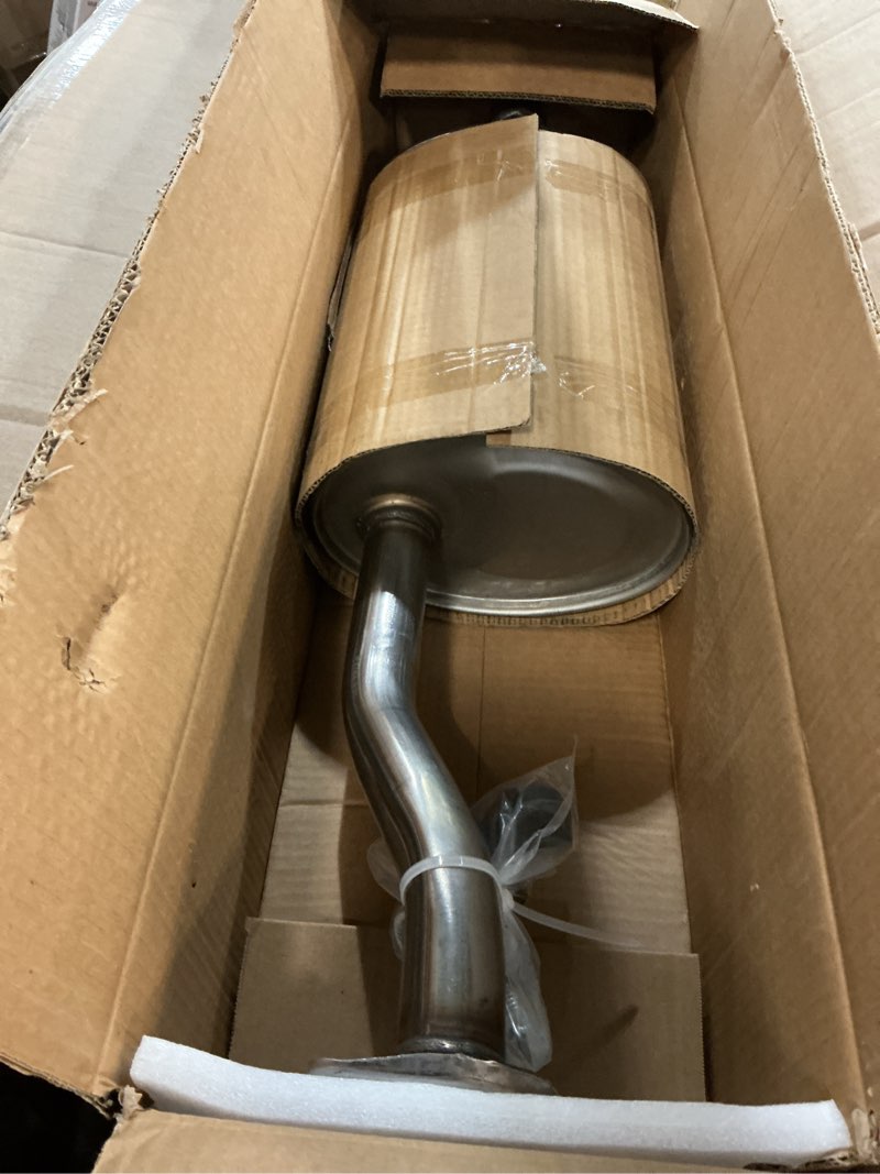 Condition photo showing Good Condition for 409 stainless steel rear exhaust muffler compatible for 2006-2011 honda civic 1.8l and 2006-2011 honda civic hybrid sedan 1.3l-including gasket and bolt kit part number:18307-sna-a01(vk-hc01) 2006-2011 honda civic 1.8l/hybrid 1.3l