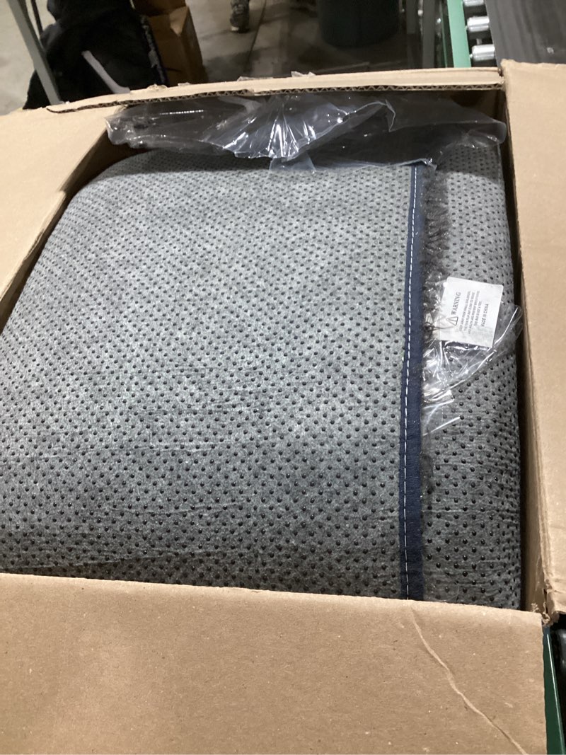 Condition photo showing As Is for Area Rugs 9x12 for Living Room, Ultra Soft Fluffy Rugs for Bedroom, Non-Slip Furry Large Rug for Teen Girls and Boys,Nursery Kids Room Dorm Home Decor, High Pile Plush Floor Carpet, Grey 9x12ft Grey