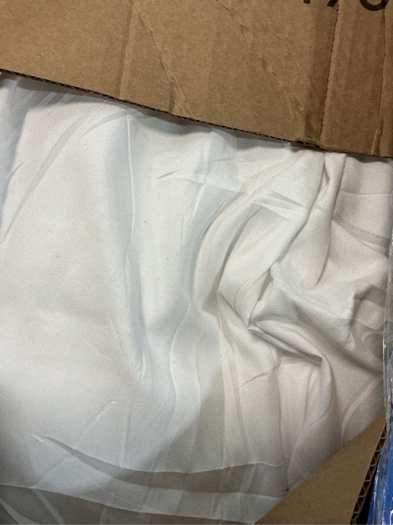 Condition photo showing Good Condition for EDOW Throw Pillow Insert, Lightweight?Soft Polyester Down Alternative Decorative Pillow, Sham Stuffer, Machine Washable. (White, 24x24) 24"x24"