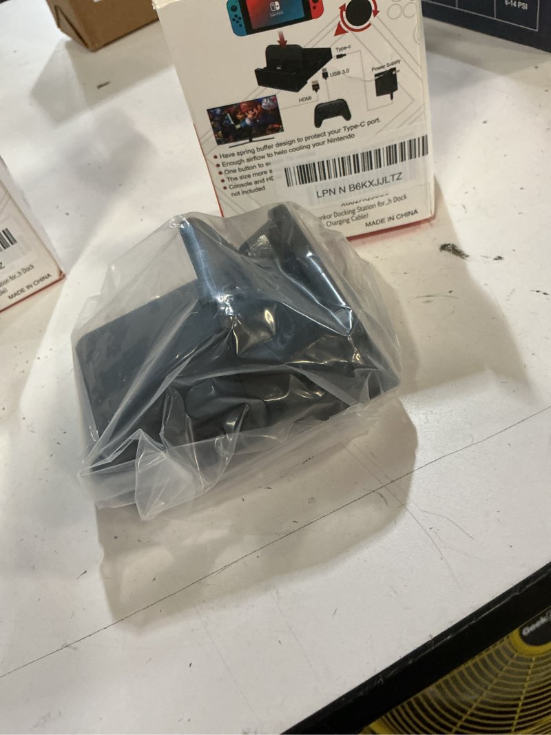 Condition photo showing New/Like New for docking station for nintendo switch/switch oled, ponkor charging tv dock, portable adapter charger with usb 3.0 for nintendo switch dock(no cords)