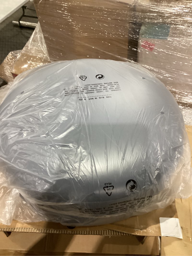 Blue ottoman 