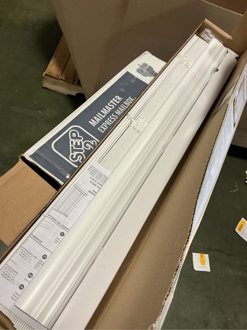 Allen + Roth Trim at Home 2-in Slat Width 35-in x 64-in Cordless White Faux Wood Room Darkening