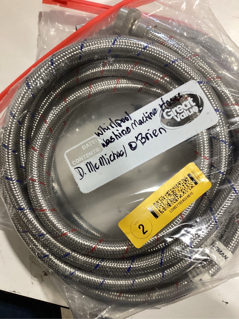 Condition photo showing As Is for certified appliance accessories 15-ft 1/4 -in compression inlet x 1/4 -in compression outlet