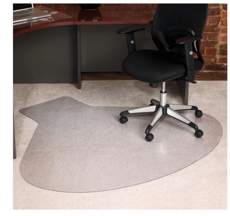 Item similar// ES Robbins Everlife Hard Floor Chair Mat, 66\"x60\", Clear