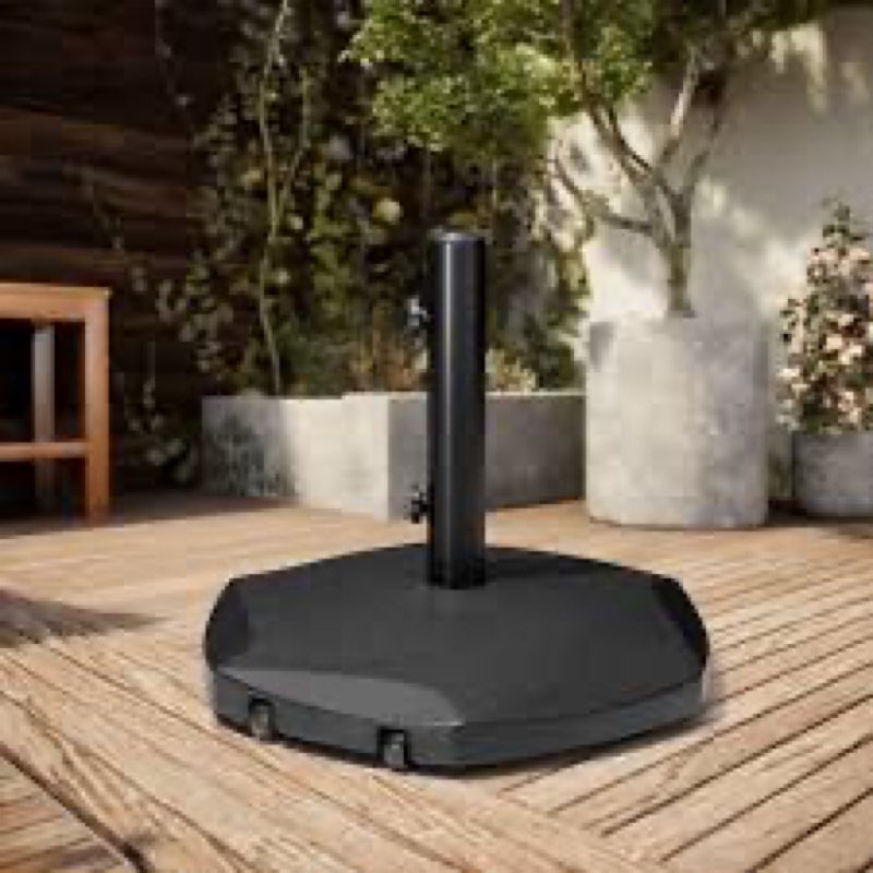 Moak 55 Lb. Concrete Free Standing Umbrella Base with Wheels