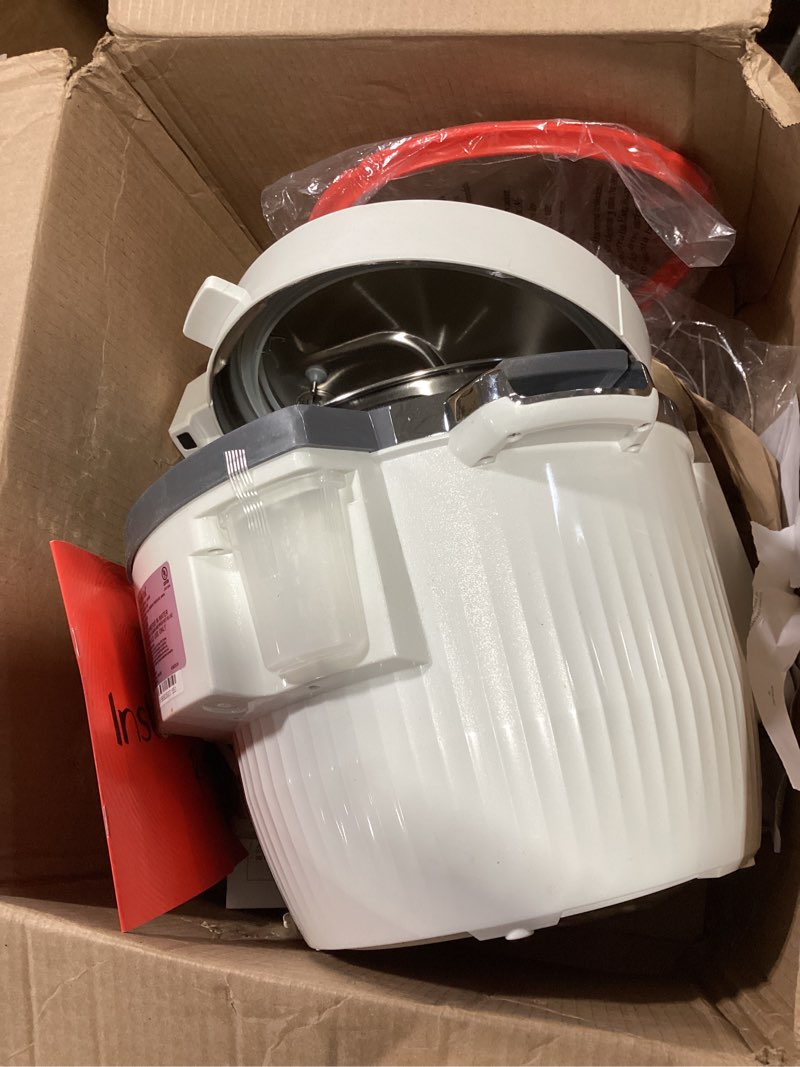 Condition photo showing As Is for instant pot pro max wifi multi-cooker