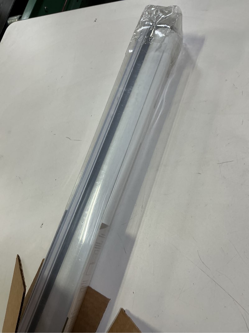 Condition photo showing As Is for ChrisDowa Cordless Free-Stop 100% Blackout Blinds for Windows, Roller Windows Shades with Thermal Insulated, UV Protection Fabric for Living Room, Office and Home. Easy to Install.White,44" W X 72" H 44"W x 72"H White