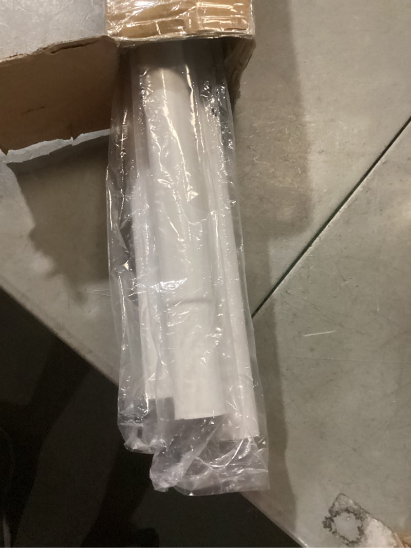 Condition photo showing Good Condition for zocone tension curtain rod 51-168in(4-14ft),no drill curtain rods for window outdoor patio,adjustable shower curtain rod for bathroom renter friendly,heavy duty extra long tension rod never rust,white white 51-168 inches