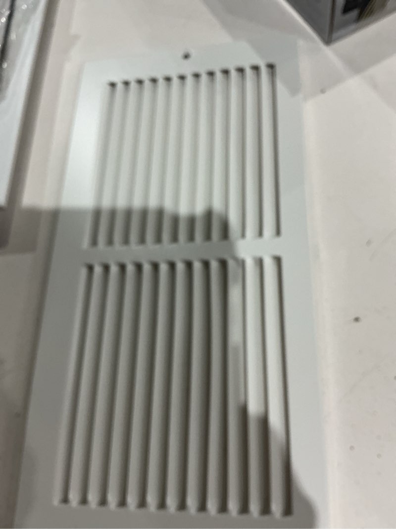 Condition photo showing Good Condition for reliabilt 14-in x 6-in steel white sidewall/ceiling grille