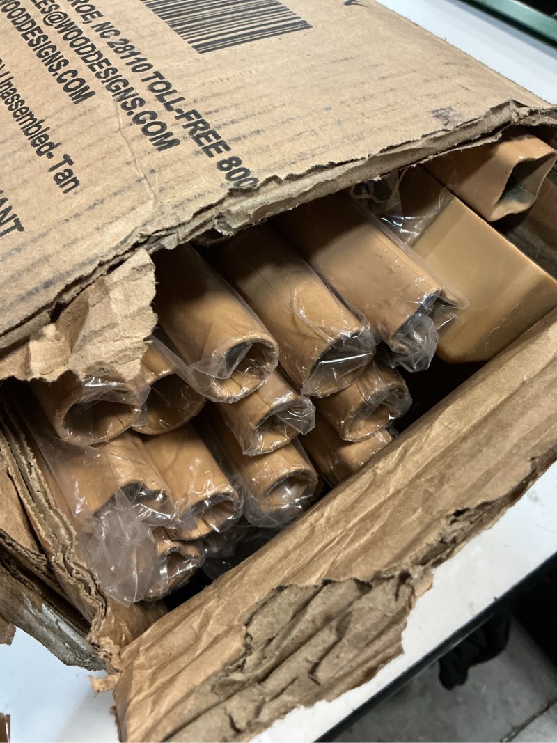 Condition photo showing Good Condition for wood designs stackable daycare cots for toddlers, 40", tan, ready-to-assemble nap cots for sleeping - preschool, daycare, kindergarten, 87840tn set of 6 tan 40” length