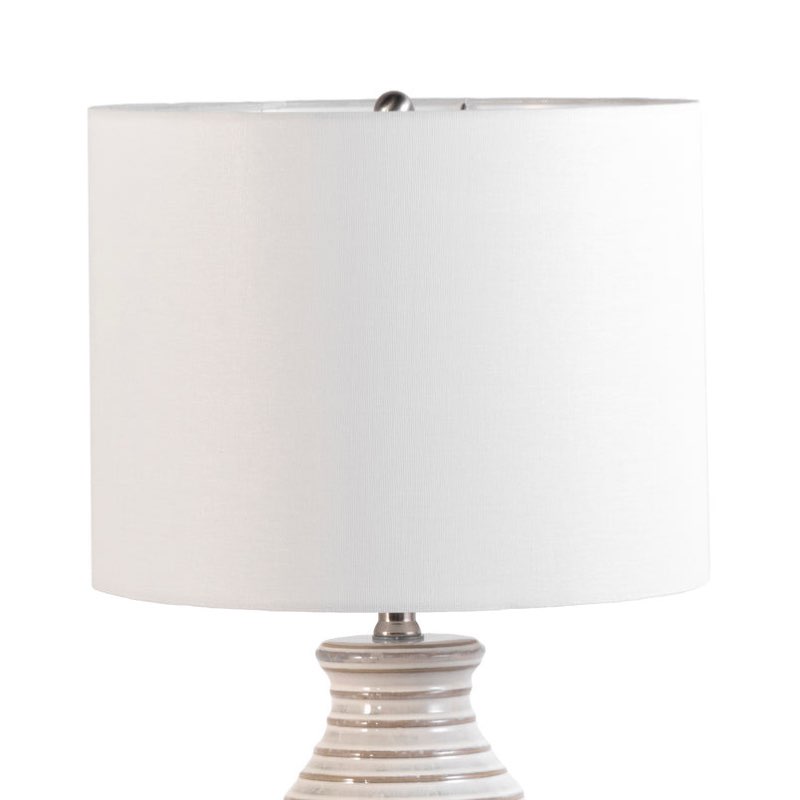 White Linen Shade (11" H x 14" W x 14" D)