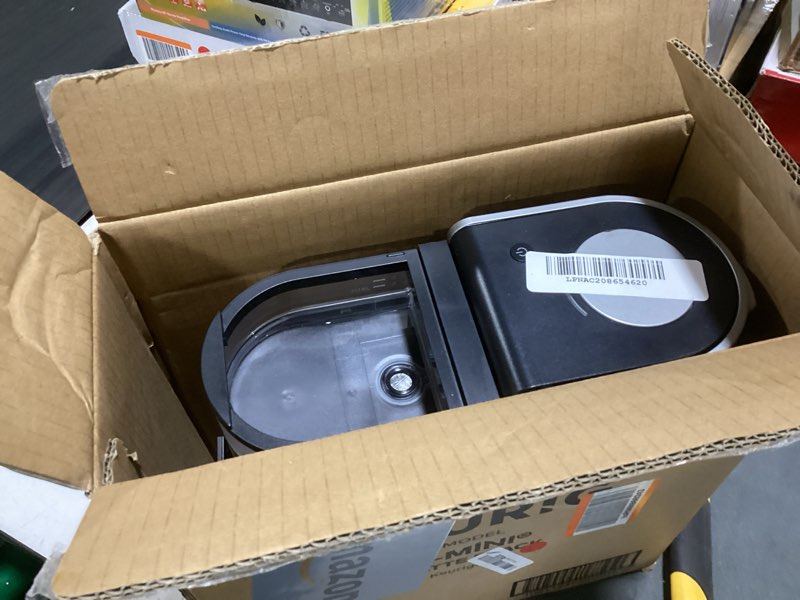 Condition photo showing As Is for keurig k-mini single serve k-cup pod coffee maker, 6 to 12oz brew size, with cord storage, perfect for small spaces, black