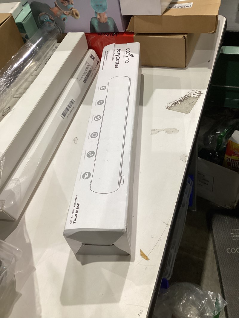 Condition photo showing New/Like New for EasyCutter- The Premium Effortless Cling Film Dispenser for Every Kitchen by COZYTO (Amazing Gray)