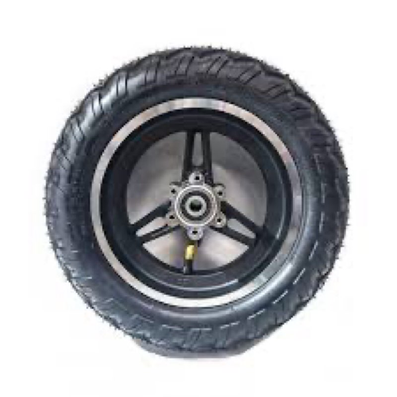 Electric scooter tires, 85/65-6.5 off-road tubeless tire complete wheel assembly, aluminum wheels, with disc brakes, 10-inch wheel replacement accessories,wheels