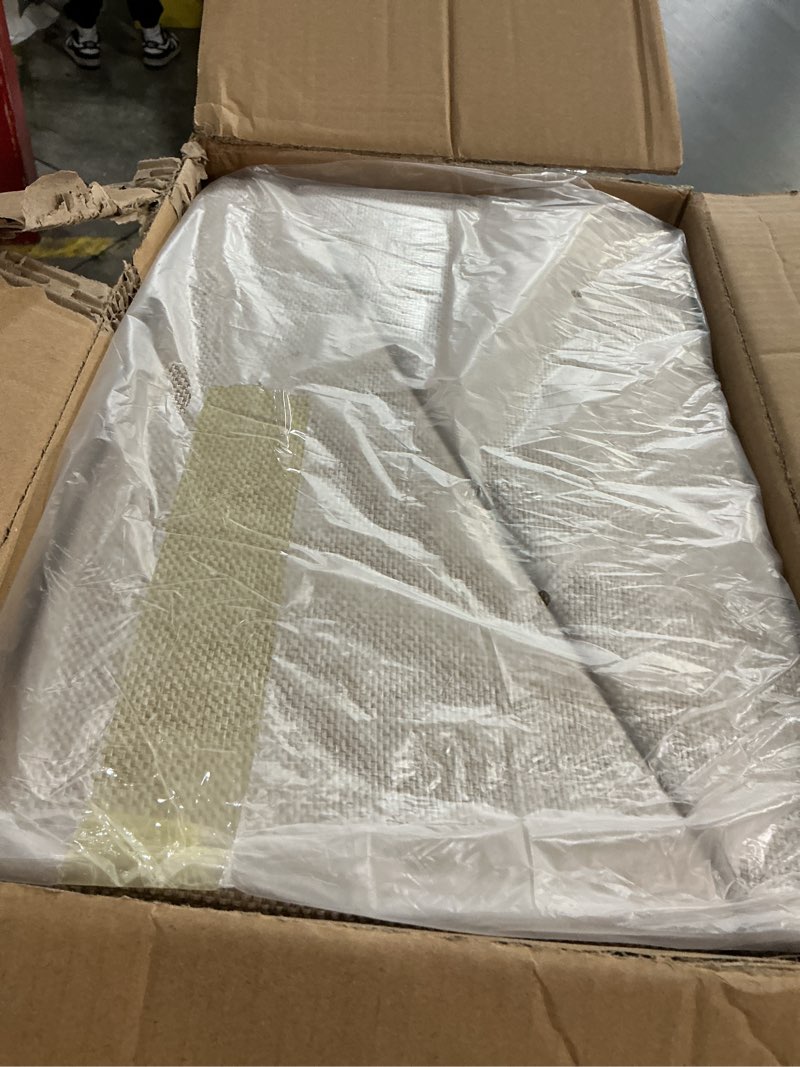 Condition photo showing New/Like New for 17.13" H Dog Stairs for Small Dogs, 2-in-1 Pet Steps & Ottoman - Foldable Dog Stairs for Couch, Non-Slip Wooden Pet Stairs for Puppy Senior Injured Dogs (Light Beige)