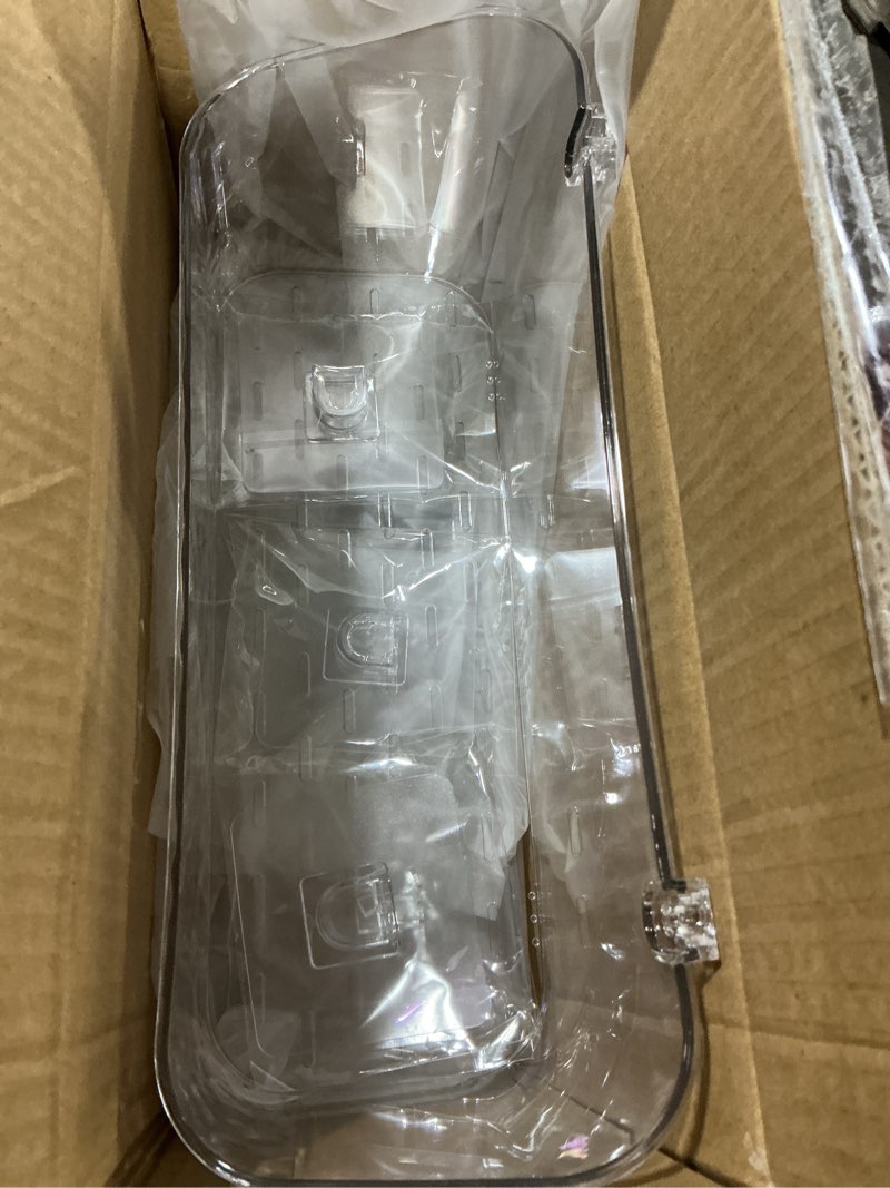 Condition photo showing Good Condition for Bath Toy Storage Organizer, Bathtub Toy Storage Holder, Large Capacity Wall Mounted Shower Caddy Shower Organizer, No Drill Shelves Basket, Clear White, 2 Pack 2 Pack Clear White