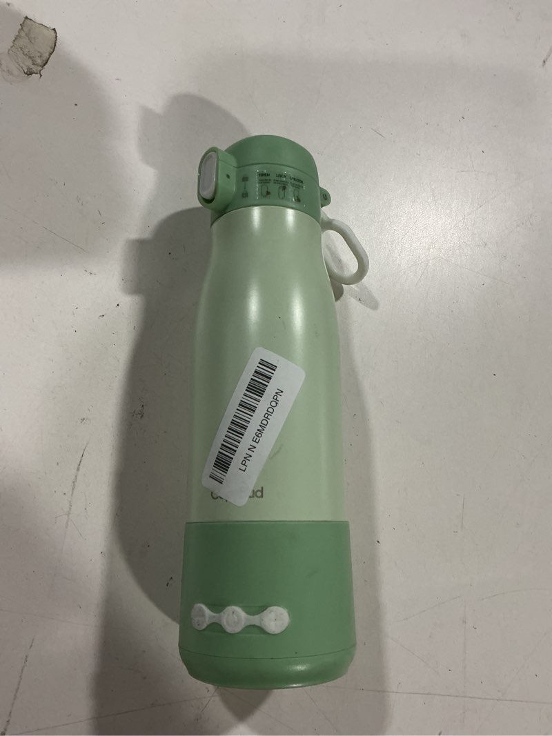 Condition photo showing As Is for portable bottle warmer for travel, 3min fast heating bottle warmer for breastmilk & water, 12 oz milk warmer with precise temp control and 9000mah long-lasting battery for travel, car, outdoor green