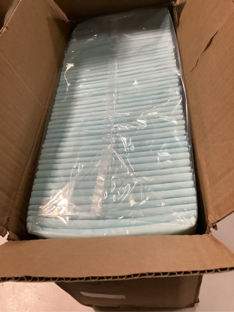Condition photo showing Good Condition for unifree disposable underpads, bed pads, incontinence pad, super absorbent, 50 count, blue (xl 30x36 inch) x-large 50.0