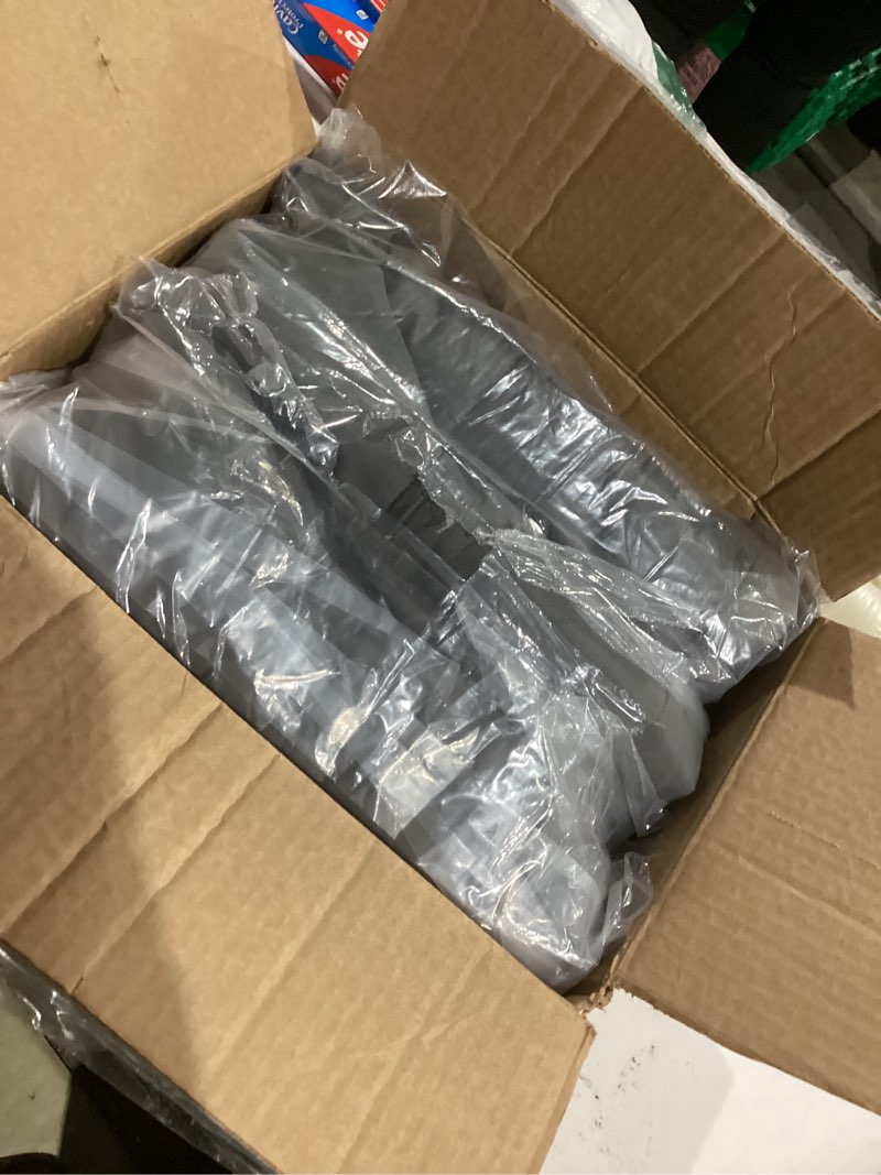 Condition photo showing As Is for RelaxBlanket Weighted Blanket | | for Individual Between | Premium Cotton Material with Glass Beads | Light Grey