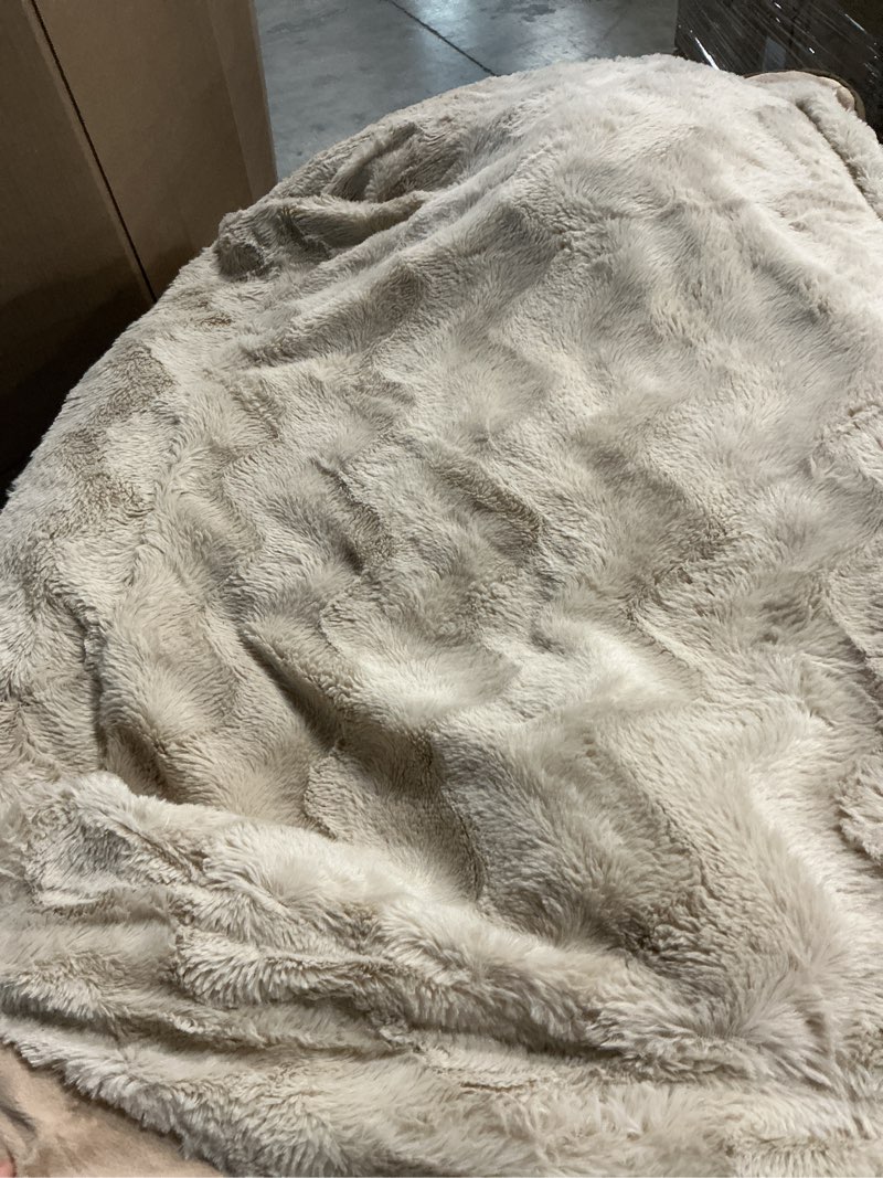 Condition photo showing Good Condition for furhaven orthopedic dog bed for large/medium dogs w/ removable bolsters & washable cover, for dogs up to 55 lbs - plush & velvet waves perfect comfort sofa - brownstone, large brownstone large