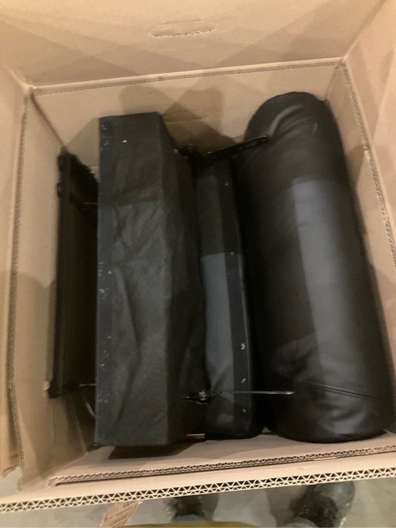 Condition photo showing As Is for 6 box set,  LUCKLIFE Leather Recliner Sofa Set with Manual Recliners, Living Room Furniture Set with Reclining Couch, Loveseat and Armchair, Living Room Chair with Cup Holders, Black (3+2)