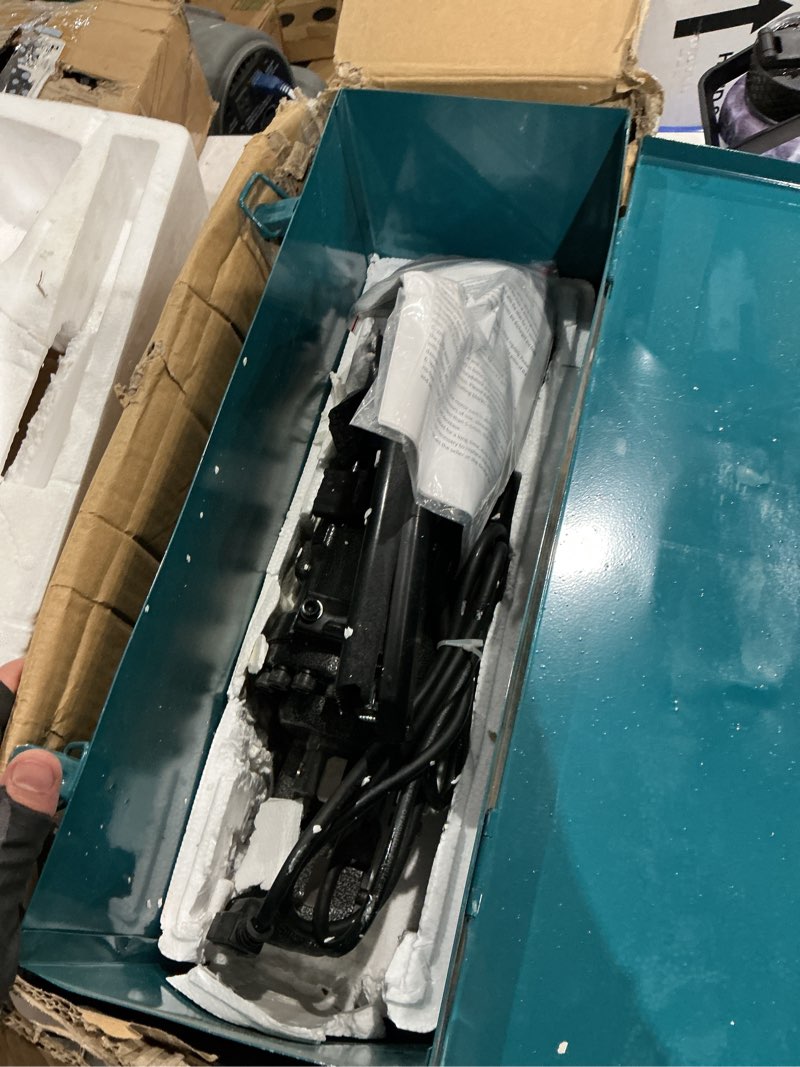Condition photo showing Good Condition for 1300w electric hydraulic rebar cutter 110v electric rebar cutter portable cutting up to 7/8 inch 4-22mm rebar within 2-3 seconds, with easy to carry stainless box for railway, bridge, house building