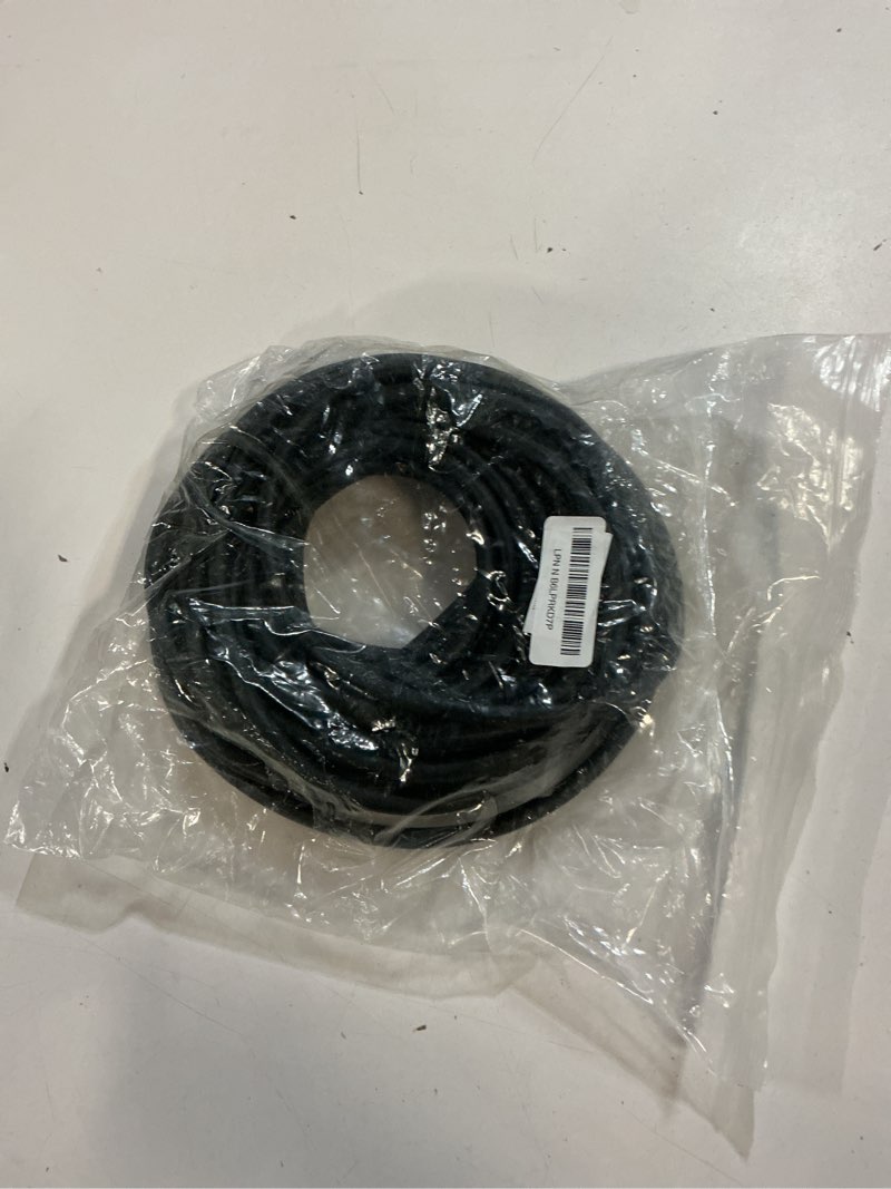 Condition photo showing Good Condition for 50 ft black latex rubber tubing,3/8in od 1/4in id black 1 continuous piece black 3/8''od 1/4''id 50ft