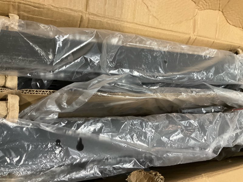 Condition photo showing As Is for Shinic 2 Packs Electric Garage Heaters with Remote Control, 1500W/750W Ceiling Mounted Radiant Quartz Heater with Work Light, 90° Rotation, 5 Mode Settings, Electric Heater for Garage, Shop, Patio