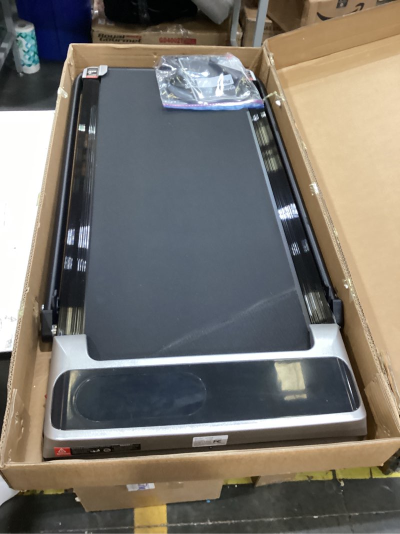 Condition photo showing Good Condition for walking pad treadmill with handle bar for home office,3.0hp low noise portable folding under desk treadmill with remote control,jogging running machine,350 lbs capacity,led display