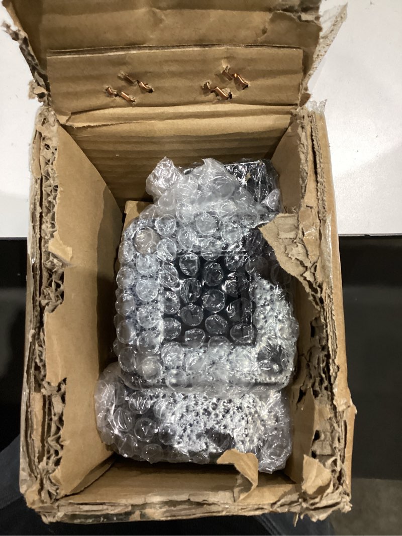 Condition photo showing New/Like New for Hand Rails for Outdoor Steps, 3 Step Handrail Stair Railing for Seniors for Porch Railing Deck Hand Rail Easy to Install and Sturdy 3 Steps Silver on black