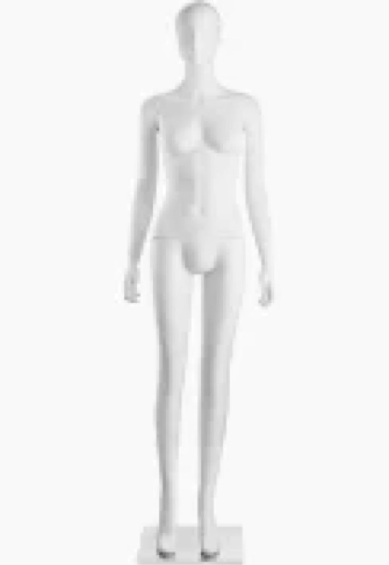 SereneLife Female Full Body Mannequin – 68.9" Adjustable Dress Form with 360° Rotating Head, Realist