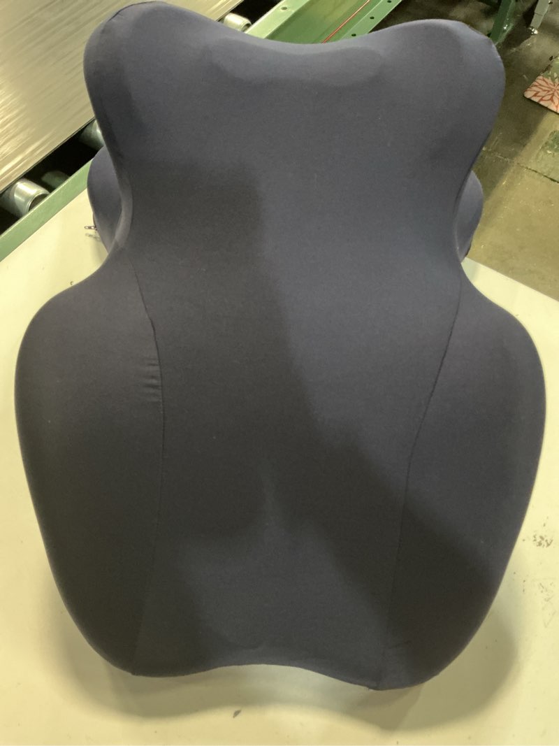 Condition photo showing As Is for car seat headrest lumbar cushion for mini countryman one/phev plug-in hybrid ergonomic lumbar support pillow for car with memory foam relieve back and neck pain,b-upgraded-model upgraded-model b