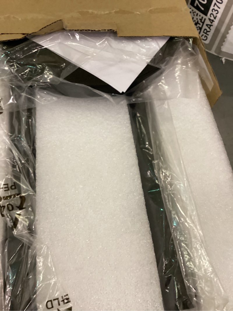 Condition photo showing Good Condition for DAWNER 24" Black Toilet Paper Holder Free Standing, Stainless Steel Rustproof Toilet Paper Stand with Storage, Stable Heavy Weighted Flat Base for Apartment, Bathroom, Kitchen, Matte Black Finish