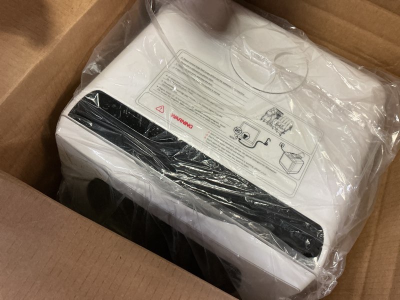 Condition photo showing As Is for Hermitlux Countertop Dishwasher, 5 Washing Programs Portable Dishwasher With 5-Liter Built-in Water Tank For Glass Door