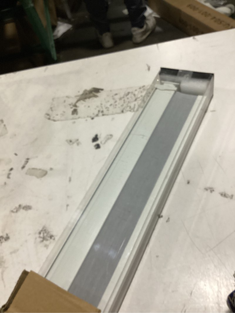 Condition photo showing As Is for grandekor no drill cellular shades cordless,34" w x 64" h,no drill blackout honeycomb blinds for indoor windows,blackout-white-white blackout-white-white 34"w x 64"h
