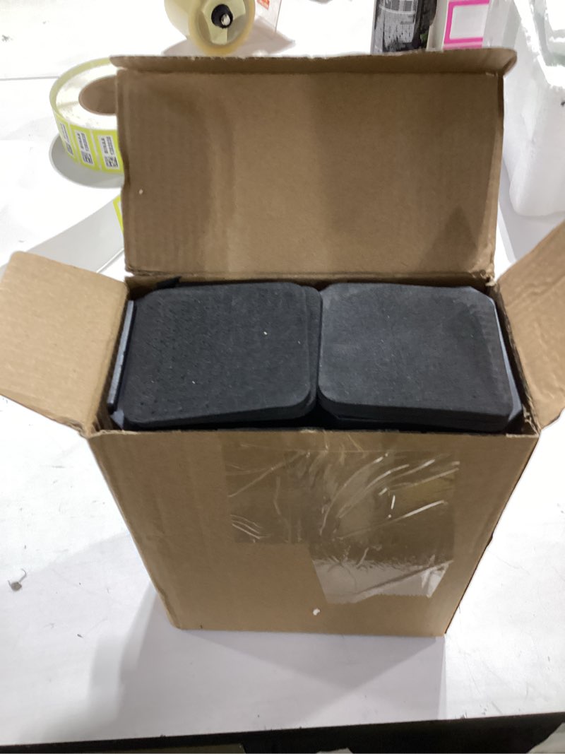 Condition photo showing Good Condition for Bed Risers Heavy Duty, Adjustable Furniture Riser Blocks Lift 1.5, 3, 4.3 inches for Couch Table Desk Sofa Chair Legs, Refrigerator, Washing Machine - Support up to 4000 lbs (Black 4 Pack, 4.3 inch)