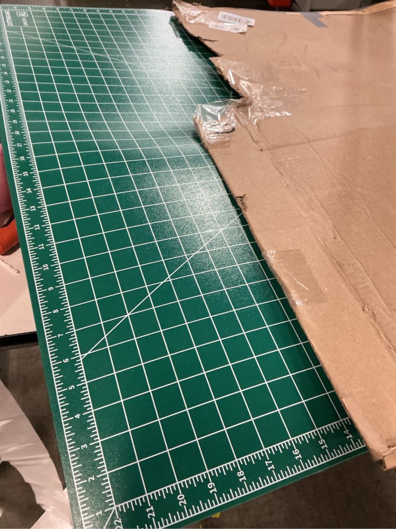 Condition photo showing Good Condition for Self Healing Cutting Mat, 36" x 24", Double-Sided Rotary Cutting Mat for Sewing, Quilting, Scrapbooking, Fabric & Craft Cutting Board (A1), Green 36"L x 24"W