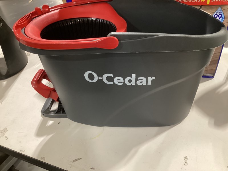 Condition photo showing Good Condition for o-cedar easywring 12 in. w spin mop with bucket