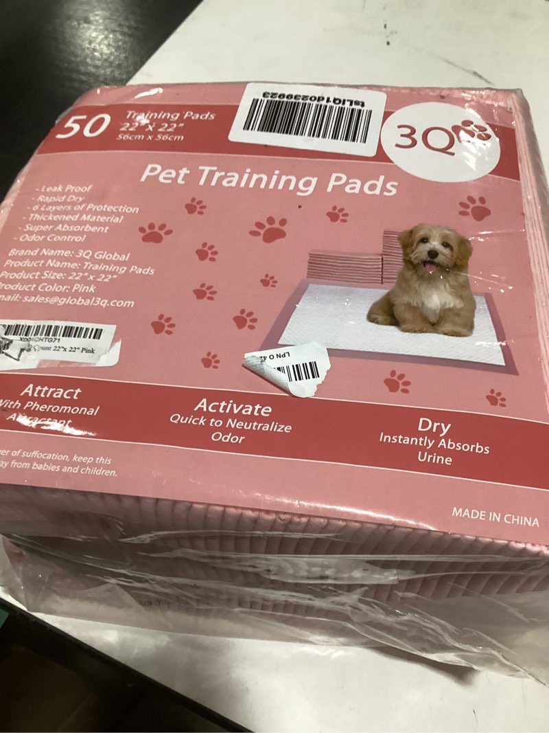 Pet training pads